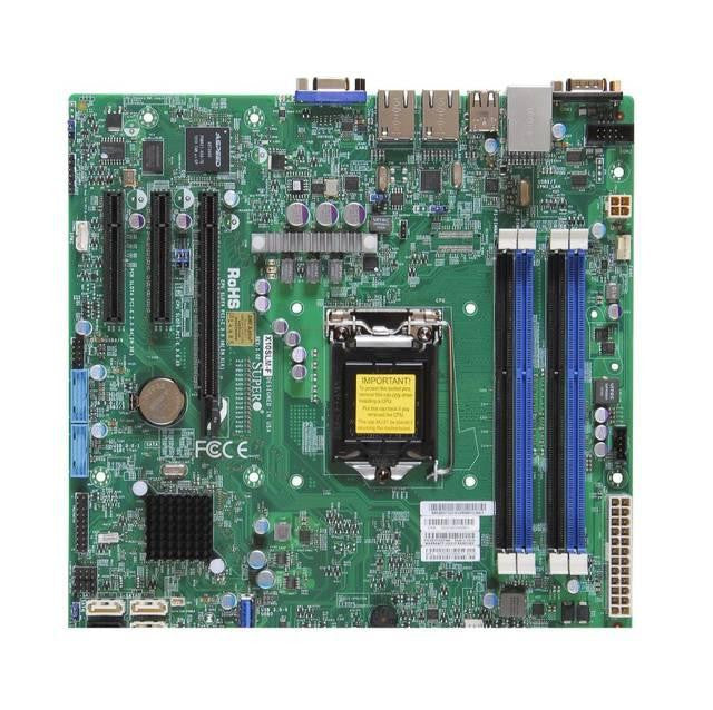 Supermicro X10SLM-F-B LGA1150- Intel C224 PCH- DDR3- SATA3&USB3.0- V&2GbE- MicroATX Server Motherboard