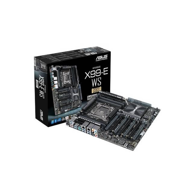 ASUS X99-E WS-USB 3.1 LGA2011-v3- Intel X99- DDR4- 4-Way CrossFireX & 4-Way SLI- SATA3&USB3.1- M.2&SATA Express- A&2GbE- CEB Workstation Motherboard