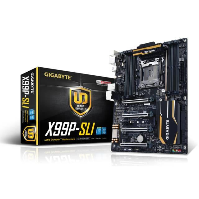 GIGABYTE GA-X99P-SLI LGA2011-v3- Intel X99- DDR4- 4-Way CrossFireX & SLI- SATA3&USB3.1- M.2&SATA Express- A&GbE- ATX Motherboard