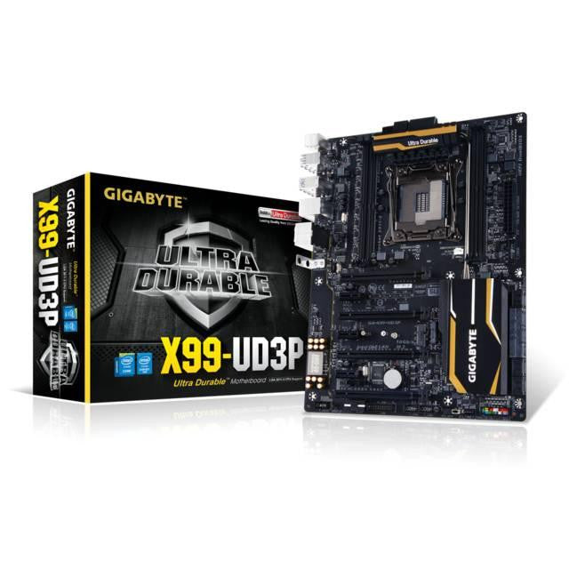 GIGABYTE GA-X99-UD3P LGA2011-v3- Intel X99- DDR4- 4-Way CrossFireX & SLI- SATA3&USB3.0- M.2&SATA Express- A&GbE- ATX Motherboard