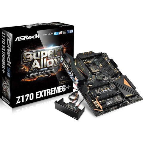 ASRock Z170 EXTREME6+ LGA1151- Intel Z170- DDR4- Quad CrossFireX & Quad SLI- SATA3&USB3.1- M.2&SATA Express- A&GbE- ATX Motherboard