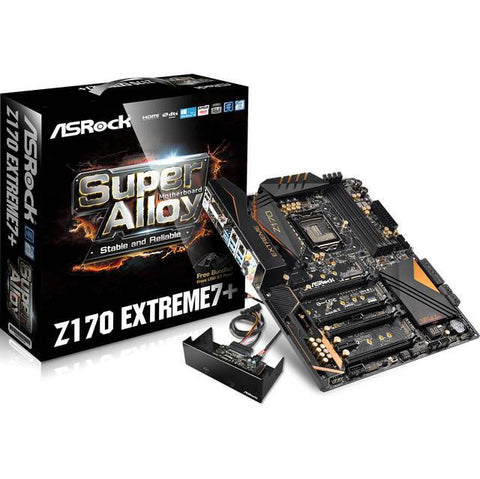 ASRock Z170 EXTREME7+ LGA1151- Intel Z170- DDR4- Quad CrossFireX & Quad SLI- SATA3&USB3.1- M.2&SATA Express- A&2GbE- ATX Motherboard