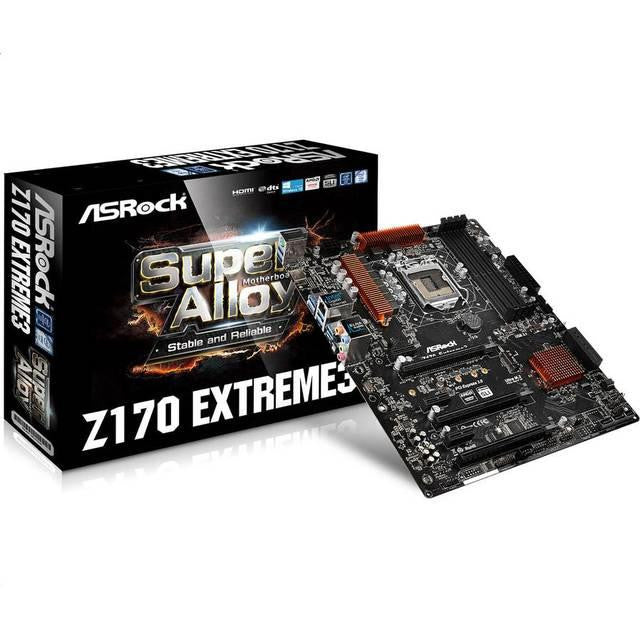 ASRock Z170 EXTREME3 LGA1151- Intel Z170- DDR4- Quad CrossFireX & Quad SLI- SATA3&USB3.1- M.2&SATA Express- A&GbE- ATX Motherboard