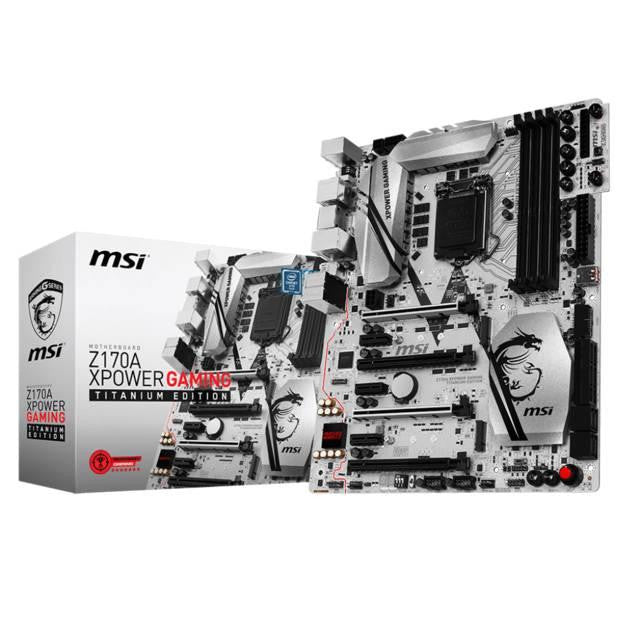 MSI Z170A XPOWER GAMING TITANIUM EDITION LGA1151- Intel Z170- DDR4- 4-Way CrossFireX & 2-Way SLI- SATA3&USB3.1- M.2&SATA Express- A&GbE- ATX Motherbo