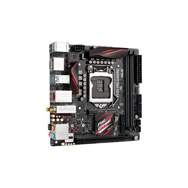 ASUS Z170I PRO GAMING LGA1151- Intel Z170- DDR4- SATA3&USB3.1- M.2&SATA Express- WiFi- A&GbE- Mini-ITX Motherboard