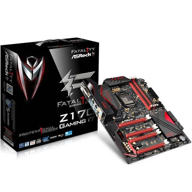 ASRock FATAL1TY Z170 PROFESSIONAL GAMING I7 LGA1151- Intel Z170- DDR4- Quad CrossFireX & Quad SLI- SATA3&USB3.1- M.2&SATA Express- A&2GbE- ATX Mother