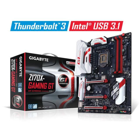 GIGABYTE GA-Z170X-GAMING GT LGA1151- Intel Z170- DDR4- 3-Way CrossFireX & 2-Way SLI- SATA3&USB3.1- M.2&SATA Express- A&2GbE- ATX Motherboard