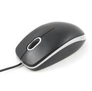 iMicro MO-9211U Wired USB Optical Mouse (Black-Silver)