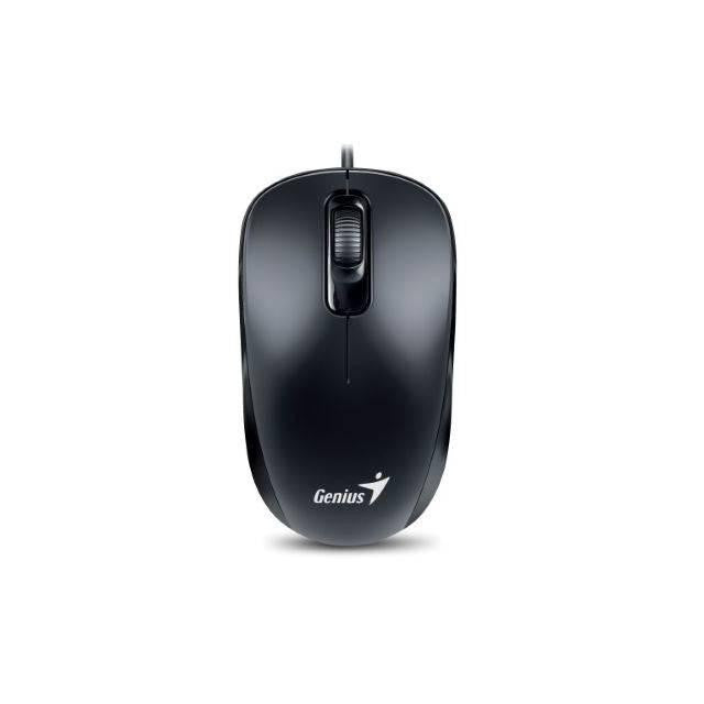 Genius DX-110 Wired PS2 Optical Mouse w- 1000 DPI (Black)