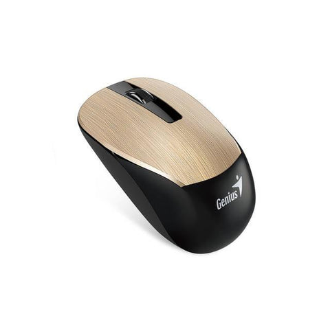 Genius NX-7015 Wireless 2.4GHz Optical Mouse w- 1600 DPI (Gold)