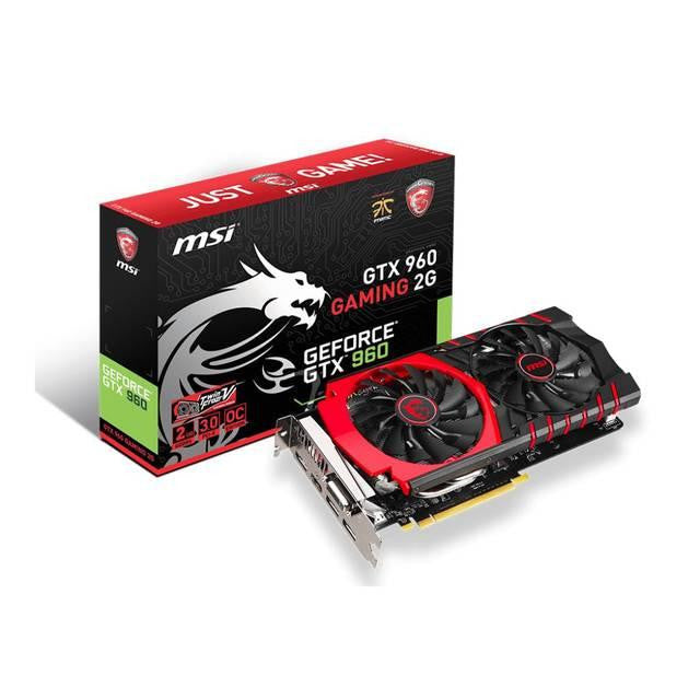 MSI NVIDIA GeForce GTX 960 GAMING 2GB GDDR5 DVI-HDMI-3DisplayPort PCI-Express Video Card