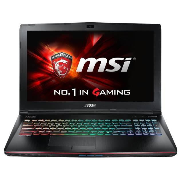 MSI GE62 APACHE PRO-001 15.6 inch Intel Core i7-6700HQ 2.6GHz- 16GB DDR4- 1TB HDD + 128GB SSD- DVD&#xB1;RW- USB3.1- Windows 10 Notebook (Aluminum Bla