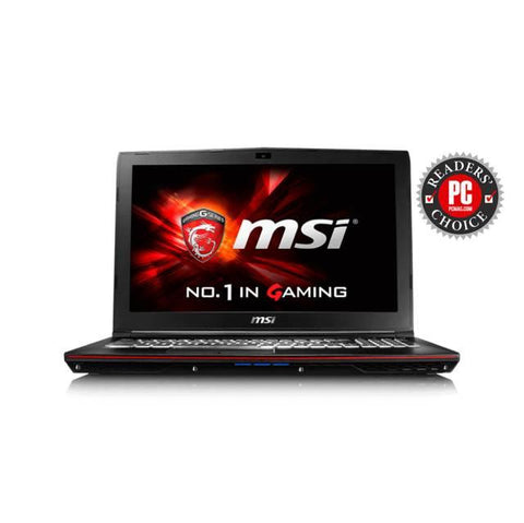 MSI GP62 LEOPARD PRO-1276 15.6 inch Intel Core i7-6700HQ 2.6GHz- 16GB DDR4- 1TB HDD + 128GB SSD- DVD&#xB1;RW- GTX 960M- USB3.0- Windows 10 Notebook (