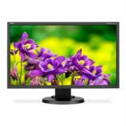 NEC MultiSync E243WMI-BK 24 inch Widescreen 1,000:1 5ms VGA-DVI-DisplayPort LED LCD Monitor, w- Speakers (Black)