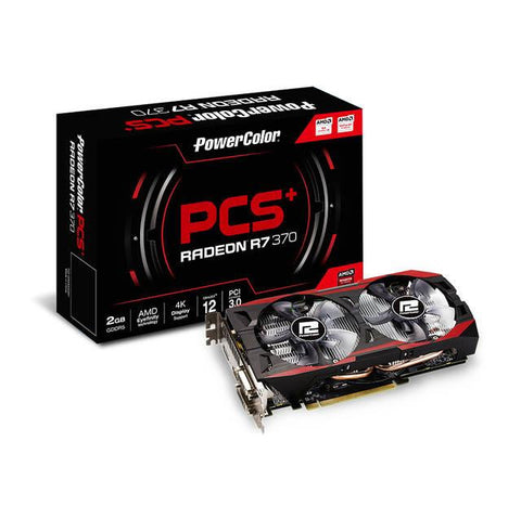 PowerColor PCS+ AMD Radeon R7 370 2GB GDDR5 2DVI-HDMI-DisplayPort PCI-Express Video Card