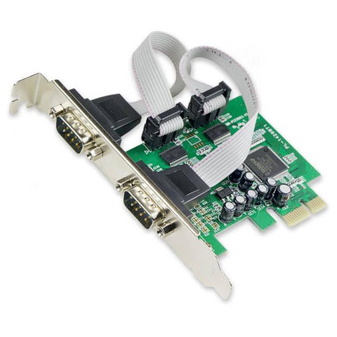 SYBA SY-PEX15034 Serial 2 Ports (DB9, RS-232) PCI-Express Controller Card