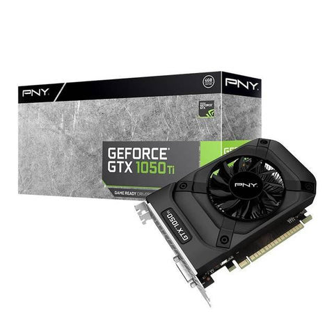 PNY NVIDIA GeForce GTX 1050 Ti 4GB GDDR5 DVI-HDMI-DisplayPort PCI-Express Video Card