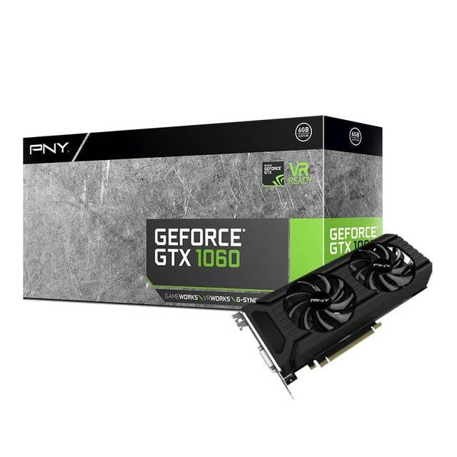 PNY NVIDIA GeForce GTX 1060 3GB GDDR5 DVI-HDMI-3DisplayPort PCI-Express Video Card