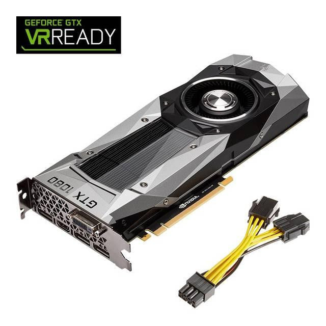 PNY NVIDIA GeForce GTX 1080 Founders Edition 8GB GDDR5X DVI-HDMI-3DisplayPort PCI-Express Video Card