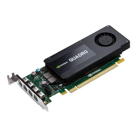 PNY NVIDIA Quadro K1200 4GB GDDR5 4Mini DisplayPorts Low Profile PCI-Express Video Card