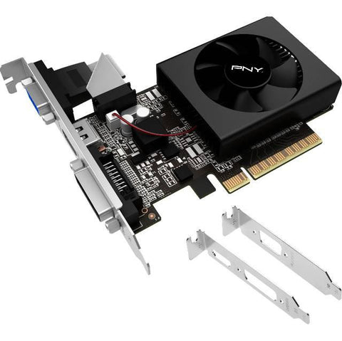 PNY NVIDIA GeForce GT 710 2GB DDR3 VGA-DVI-HDMI Low Profile PCI-Express Video Card