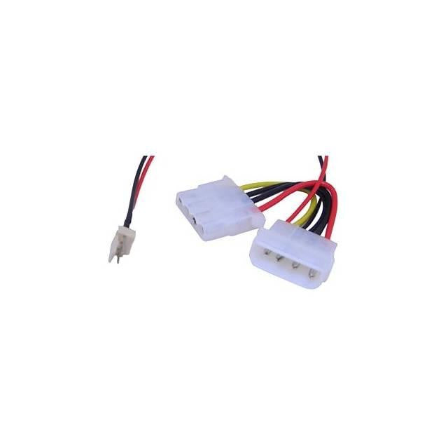 iMicro POW-ADT-3P4 4Pin Male-Female Molex to 3Pin Fan Power Cable