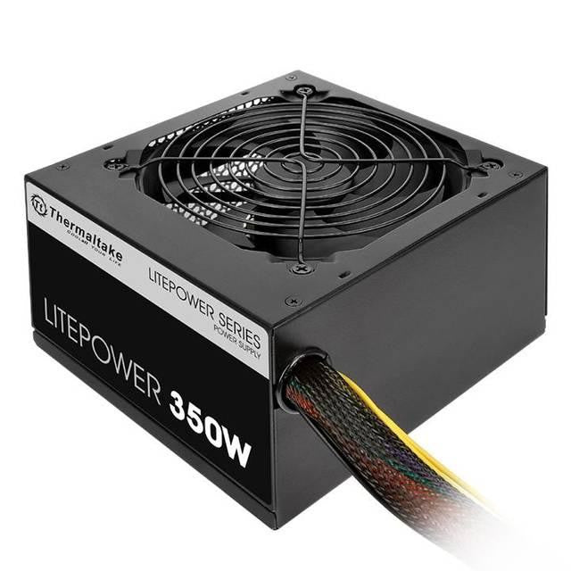 Thermaltake Litepower PS-LTP-0350NNCNUS-F 350W ATX12V 2.3 Power Supply (Black)