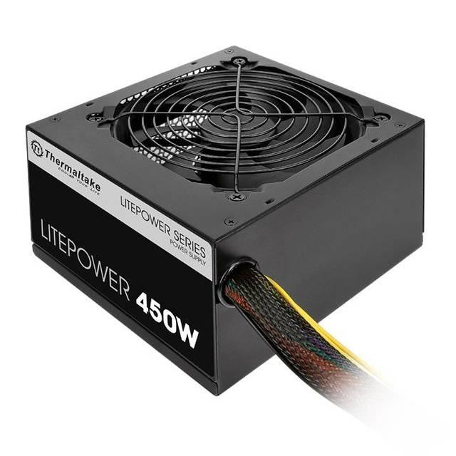 Thermaltake Litepower PS-LTP-0450NNCNUS-F 450W ATX12V 2.3 Power Supply (Black)