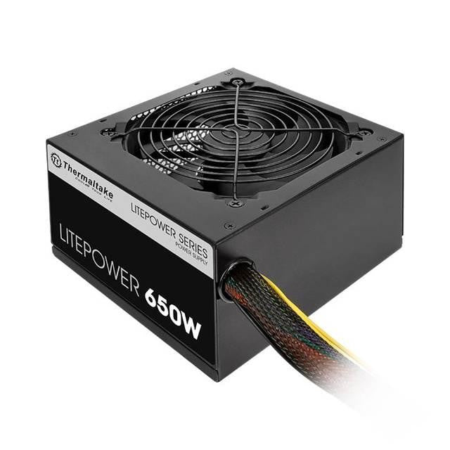 Thermaltake Litepower PS-LTP-0650NPCNUS-F 650W ATX12V 2.3 Power Supply (Black)