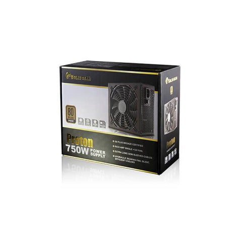 Solid Gear SDGR-750BR 750W 80 PLUS Bronze ATX12V v2.3 & EPS12V v2.91 Power Supply (Black)