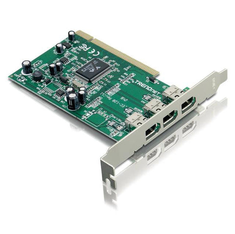 TRENDnet RB-TFW-H3PI 3-Port FireWire PCI Adapter (Refurbished)