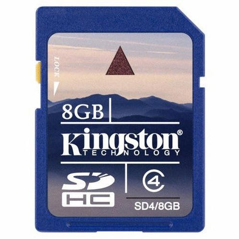 Kingston SD4-8GB 8GB Class 4 Secure Digital High-Capacity Card