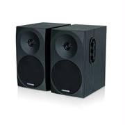 Microlab B70 Wired 3.5mm 2.0 Two-Way Bookshelf Stereo Speaker (Black)