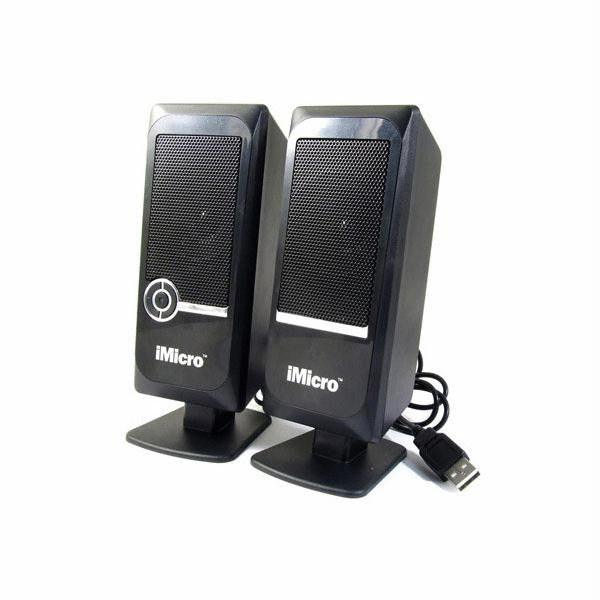 iMicro SP-IMSD680W SKYPE Wired USB-2.0 Channel Speaker System (Black)