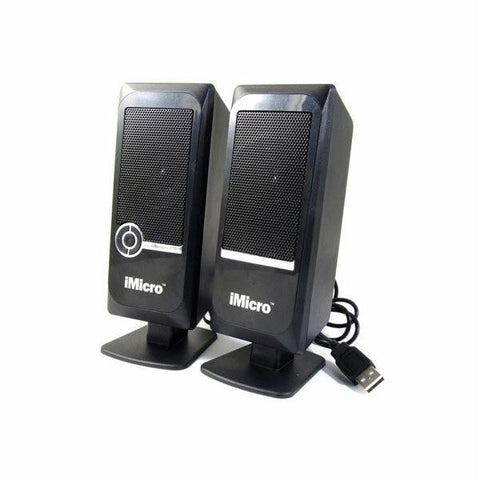 iMicro SP-IMSD680W SKYPE Wired USB-2.0 Channel Speaker System (Black)