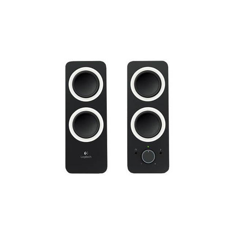 Logitech Z200 Wired 3.5mm-10 Watts-2.0 Channel Speaker System (Midnight Black)