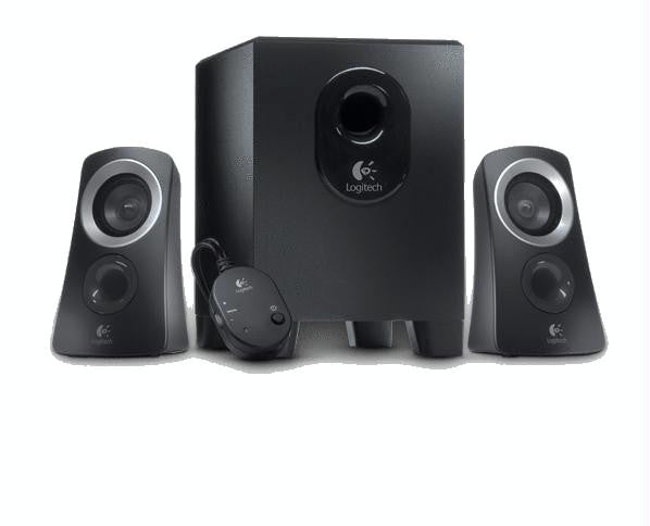 Logitech Z313 Wired 3.5mm-25 Watts-2.1 Channel Speaker System (Black)