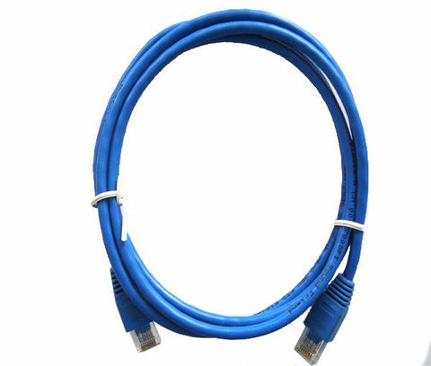 iMicro C5M-5-BUB 5ft CAT5e Snagless Molded Patch Cable (Blue)