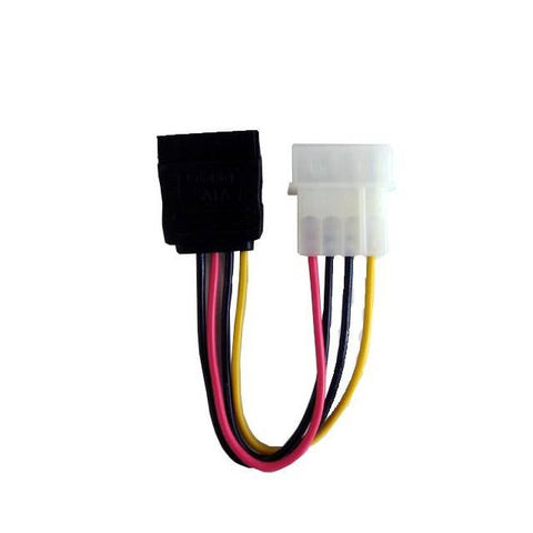 iMicro POW-SATA 6inch 4Pin Molex Male to SATA Female Power Cable