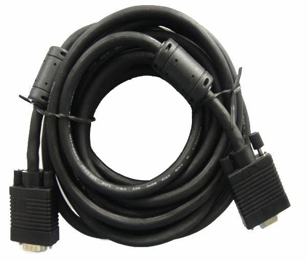 iMicro M8544-1515MF 15ft HD15 Male to HD15 Female SVGA Extension Cable (Black)