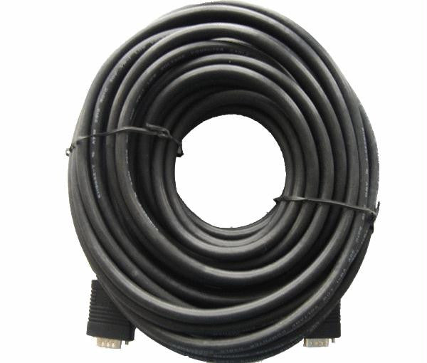 iMicro SVGA-HD15-MM50 50ft HD15 Male to HD15 Male SVGA Cable (Black)