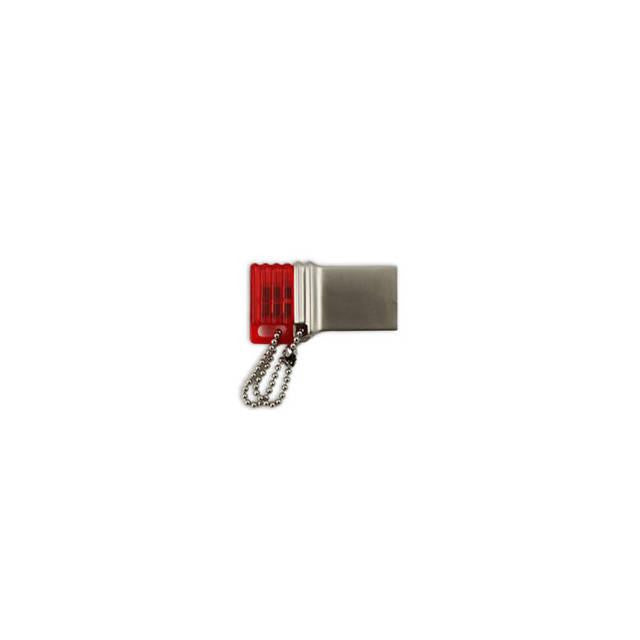 Super Talent Pico Motile 16GB USB 2.0 Flash Drive (Red)