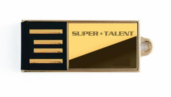 Super Talent Pico-C 32GB Gold Limited Edition USB 2.0 Flash Drive