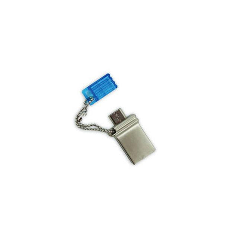 Super Talent Pico Motile 32GB USB 2.0 Flash Drive (Blue)