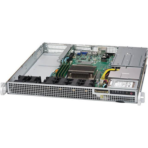 Supermicro SuperServer SYS-1019S-WR LGA1151 400W 1U Rackmount Server Barebone System (Black)