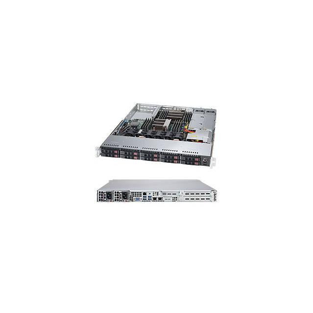 Supermicro SuperServer SYS-1028R-WC1R Dual LGA2011 700W-750W 1U Rackmount Server Barebone System (Black)