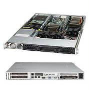 Supermicro SuperServer SYS-5017GR-TF LGA2011 1400W 1U Rackmount Server Barebone System (Black)