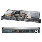 Supermicro SuperServer SYS-5018A-FTN4 Intel Atom C2758 200W 1U Rackmount Server Barebone System (Black)