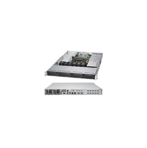 Supermicro SuperServer SYS-5018R-WR LGA2011 500W 1U Rackmount Server Barebone System (Black)