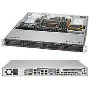 Supermicro SuperServer SYS-5019S-MN4 LGA1151 350W 1U Rackmount Server Barebone System (Black)